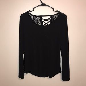 Black long sleeve shirt